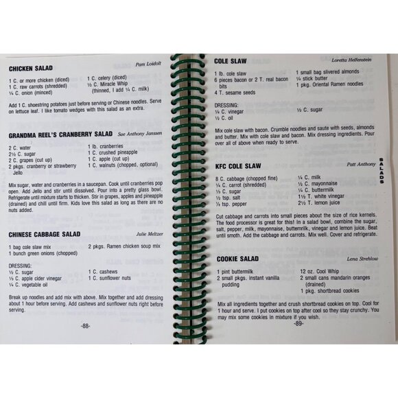VTG 2004 Cooking With Grace Lutheran Church Becker Minnesota MN Cookbook Spiral - Picture 14 of 16